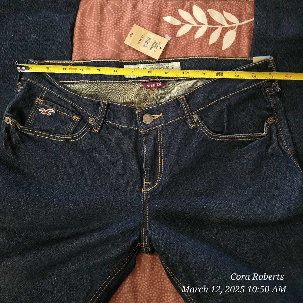Hollister Laguna Jeans Size 7 Long 34" Inseam - Picture 4 of 8